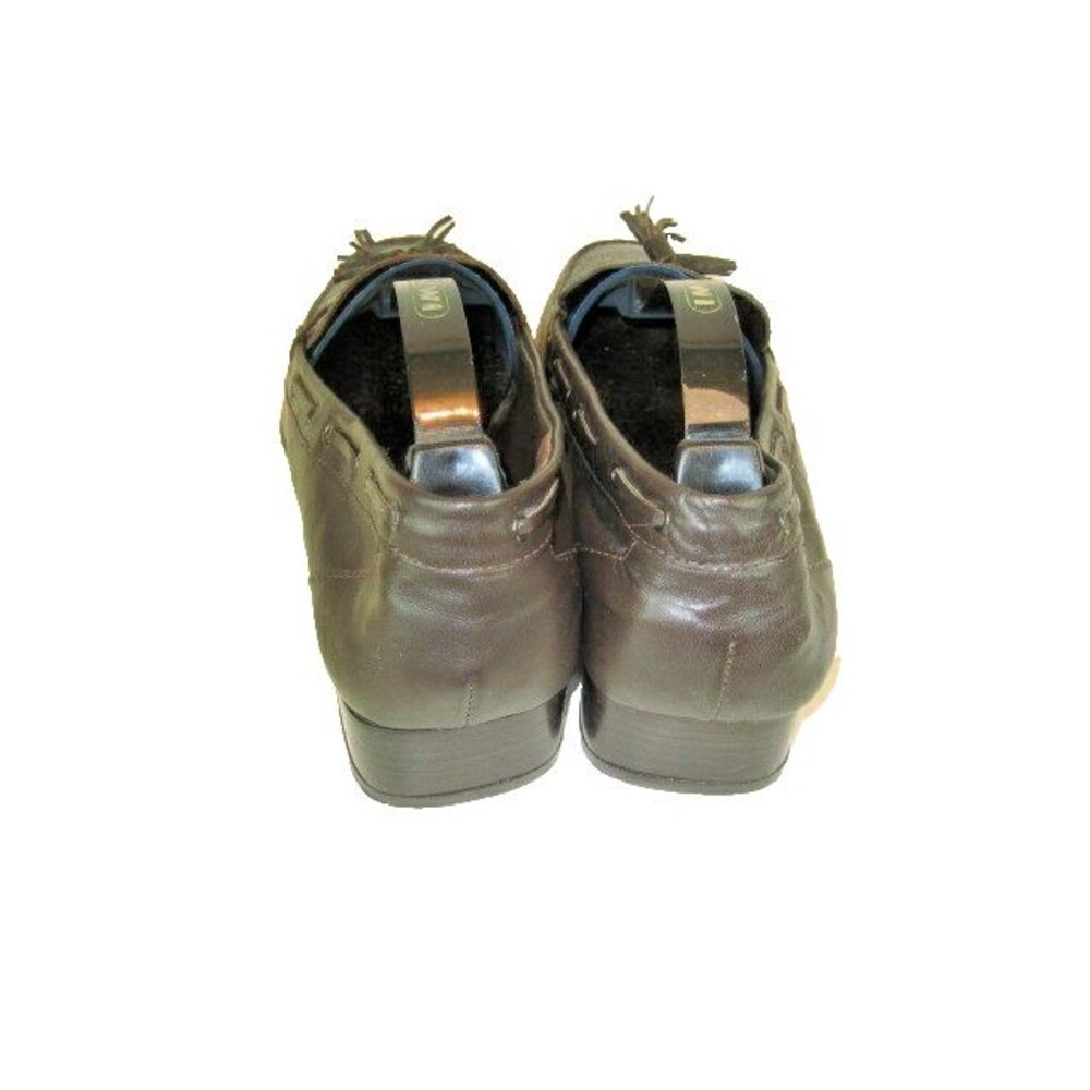 Womens Etienne Aigner E-Glance Brown Faux Alligator Tassel Loafers sz 8.5M - Picture 4 of 8